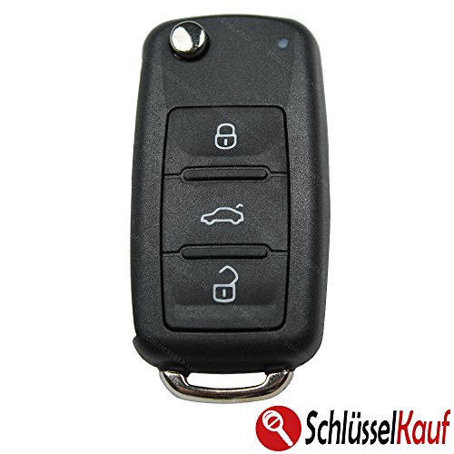 Télécommande sans fil double boîtier 3 boutons et inserts HAA pour clés VW après 2009