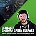 Elgato Green Screen - Collapsible Chroma Key Backdrop, Wrinkle-Resistant Fabric and Ultra-Quick Setup for background removal for Streaming, Video Conferencing, on Instagram, TikTok, Zoom, Teams, OBS