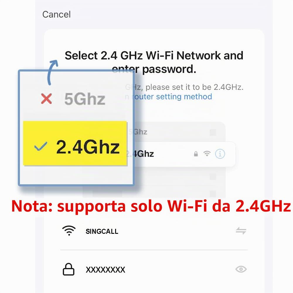 SINGCALL Tuya WiFi Smart SOS Allarme Pulsante di emergenza per il cercapersone disabili System, da Utilizzare con Tuya WiFi, A batteria, Bianco