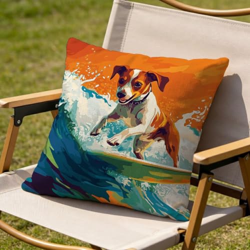 Coussin canapé surf extérieur résistant à l'eau lot de 2 taies imperméables