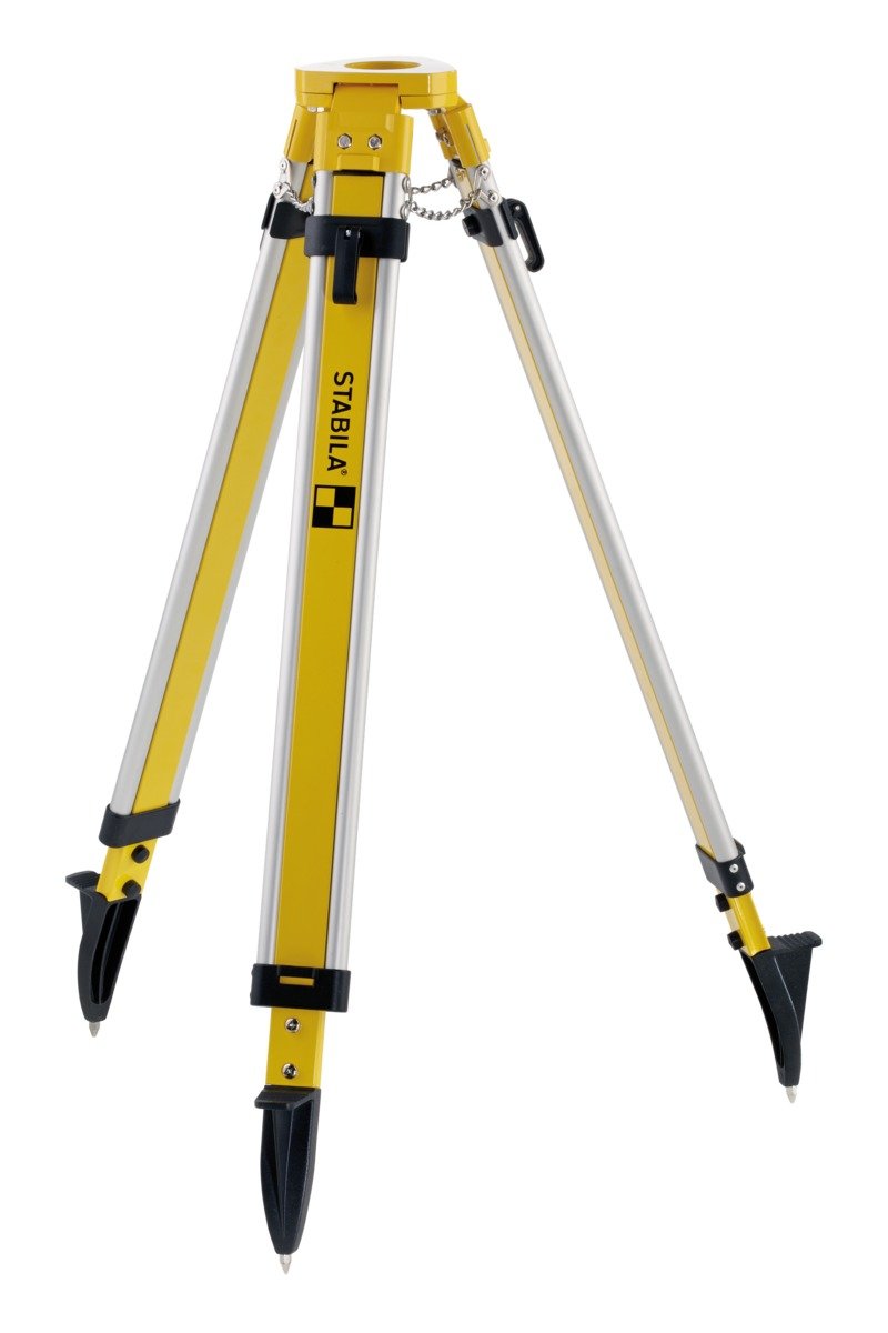 STABILA Baustativ BST-S, für Laser und Nivelliergeräte, Höhe: 100–160 cm, 5/8"-Gewindeschraube