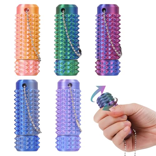 Image of Little Ouchies Pain Fidget, Portable Stim Tools for Adults, 3D Printed Fidget Toys for Anxiety and Stress Relief (5Pcs-Rotation)