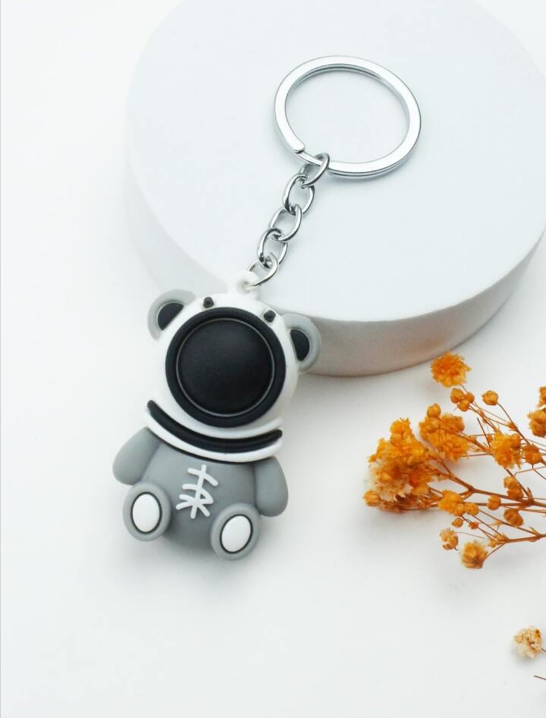 AK Store Space-Suited 3D Astronaut Design Silicone Rubber Keychain with Metal Hook Keyring for Kids, Purse Bag Pendant Keyrings, Perfect for Bag Charm, Car & Bike Gifting (B0D5YDX8GT) Amazon Price History, Amazon Price Tracker