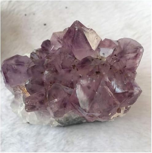 Piedras preciosas de cristal curativo de amatista natural para decoración del hogar (racimo de amatista)
