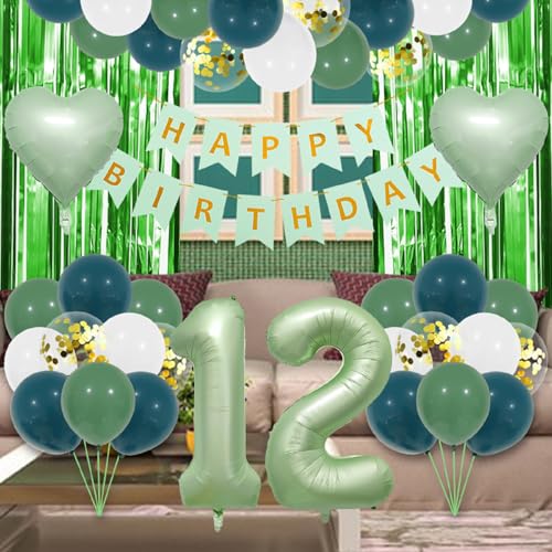Ballons décoratifs pour 12e anniversaire pour enfants : un décor mixte et rapide à installer