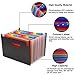 Expanding File Folder/24 Pockets A4 Accordion File Organizer/Multicolor Portable Expanding Wallets/High Capacity Plastic Stand Bag with Colored Tab for Business/Office/Study