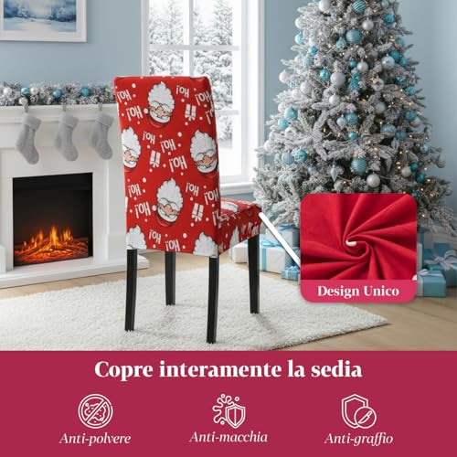 Housses de chaise de Noël faciles à assembler pour protéger vos sièges - 6