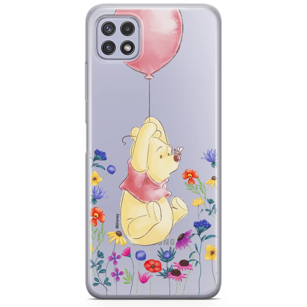 ERT GROUP mobile phone case for Samsung A22 5G original and officially Licensed Disney pattern Winnie the Pooh and friends 028 optimally adapted to the shape of the mobile phone, partially transparent