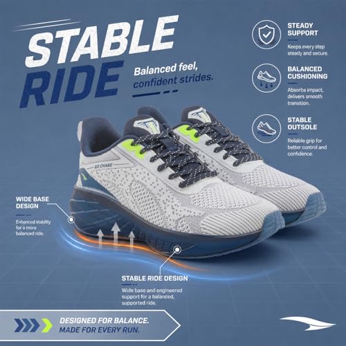 Image of ASIAN Powerplay-35 Men's Running & Training Shoes | Gym Sneaker with Cushioned Sole, Breathable Mesh & Grippy Outsole, Ideal for Travel