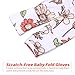MVUOCR Newborn Baby Girl Sleeper Gown, Soft Breathable Newborn Sleepers with Bottom Fold-Over Pouch & Mittens,Long Sleeve Infant Sleepwear with Hat,Babys Gifts Essential Outfit Orange Flower