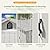 Patiowell 4 x 6 FT Resin Storage Shed with Floor, Outdoor Plastic Garden Shed with Lockable Door & Window, Easy Assembly Tool Shed for Backyard, Light Gray