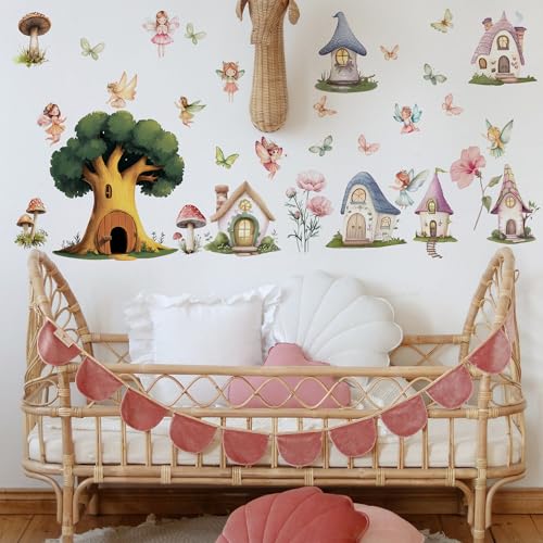 Vinilos decorativos de hongos del bosque Woodland 23.62x11.81 in miniatura 5