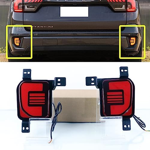 LED Rear Bumper Reflector Tail Light for Ford Everest 2022 2023