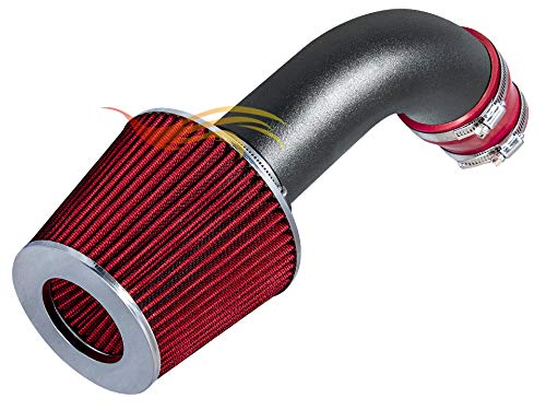 RW SERIES - MATTE BLACK PIPE - SHORT RAM INTAKE Compatible For 05-07 Volkswagen GOLF 2.0L / 06-08 JETTA/PASSAT TURBO / 06-08 AUDI A3