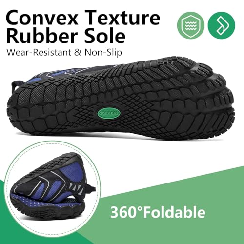 Image of SAGUARO Womens Mens Barefoot Shoes Minimalist Trail Runner Wide Toe Box Zero Drop Outdoor Cross Training Shoe