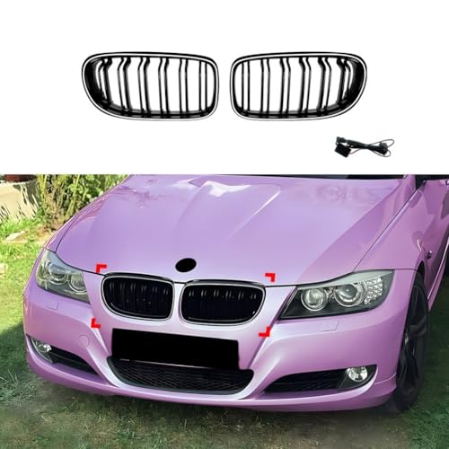 Calandre avant LED noir brillant E90 E91 LCI 325i 330i 335i 2009-2011