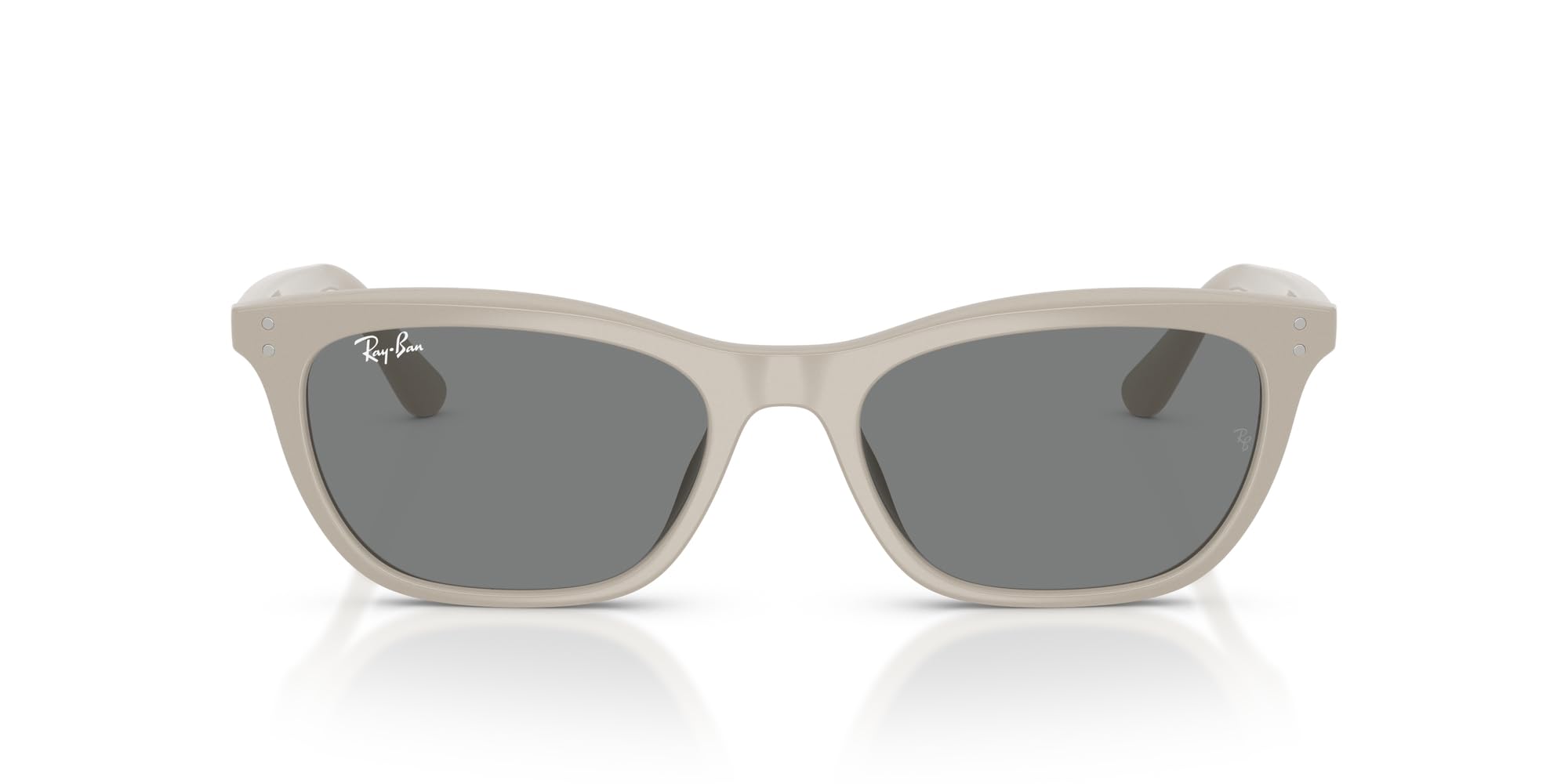 Ray-Ban RB4474D Cat Eye sunglasses, Beige/Dark Grey, 54 mm