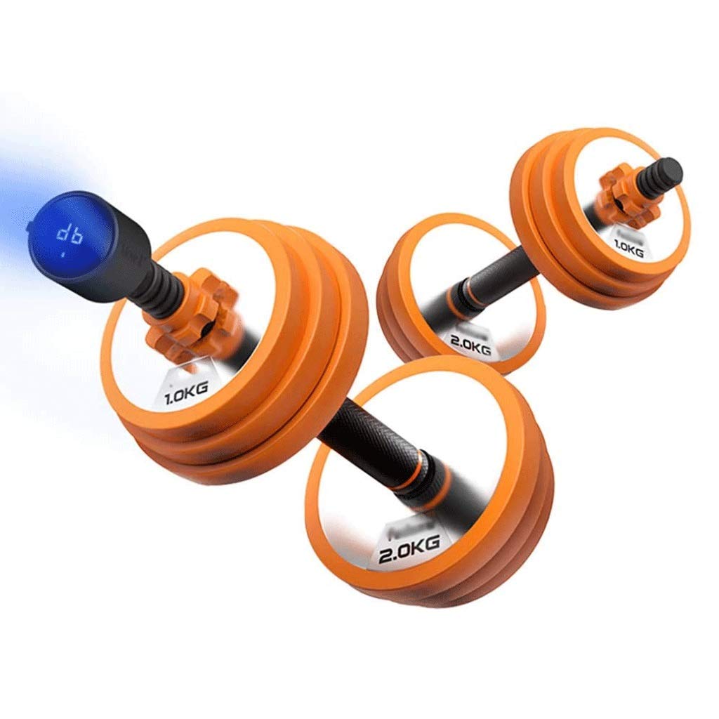 Dumbbell Smart Home Adjustable Weight Barbell 10 20KG Fitness Equipment Men and Women Sports Suit