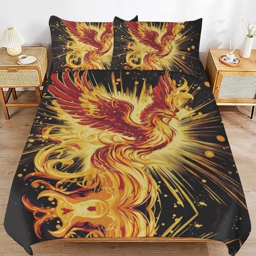 Juego de ropa de cama de Fénix de microfibra, el regalo ideal para niños 2