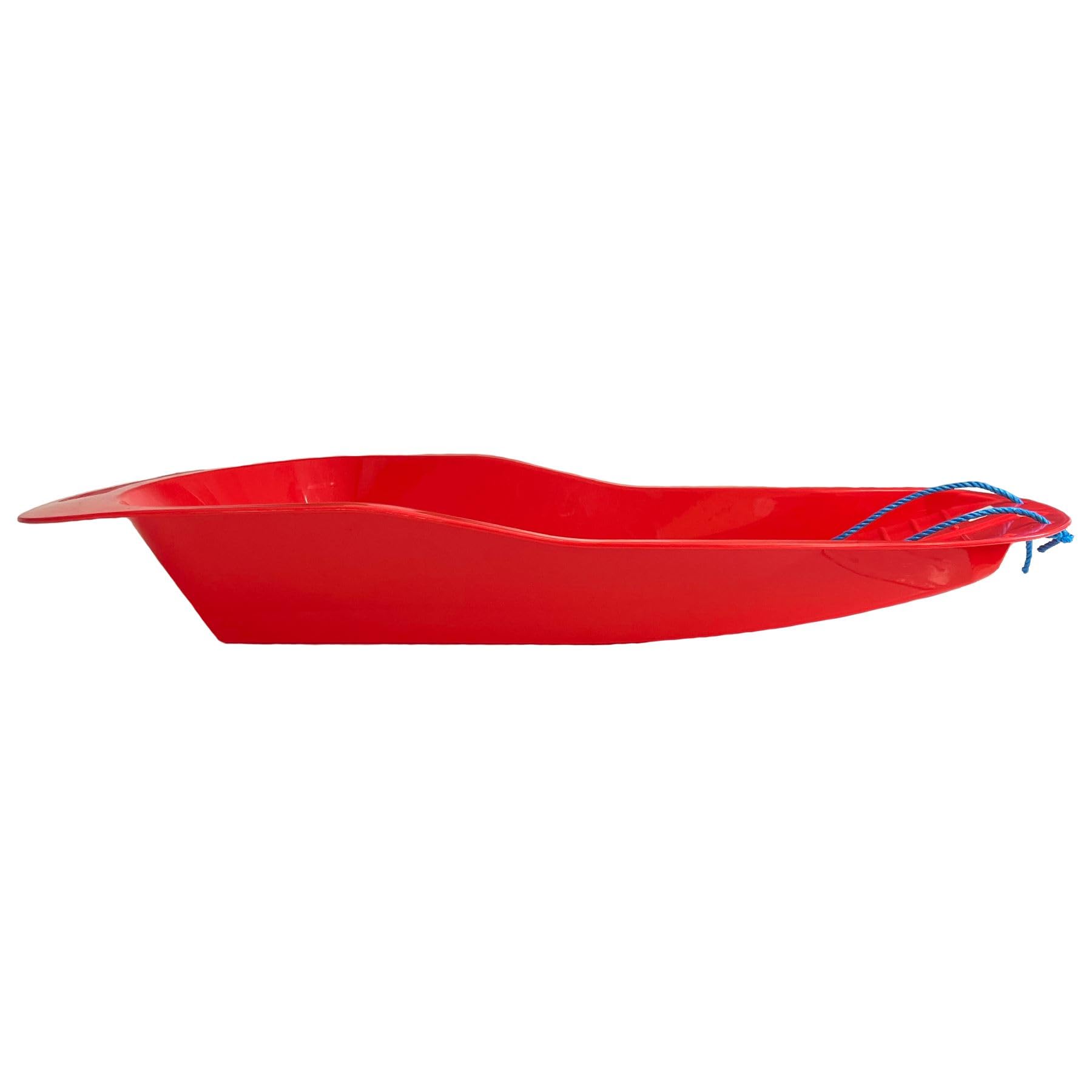 AB Tools Czerwone plastikowe wytrzymałe sanki sanki saneczkowe sanki bobslejowe 3 szt