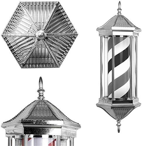 Amazon.co.jp: バーバーポールライト サインポール 理容 理髪店 33