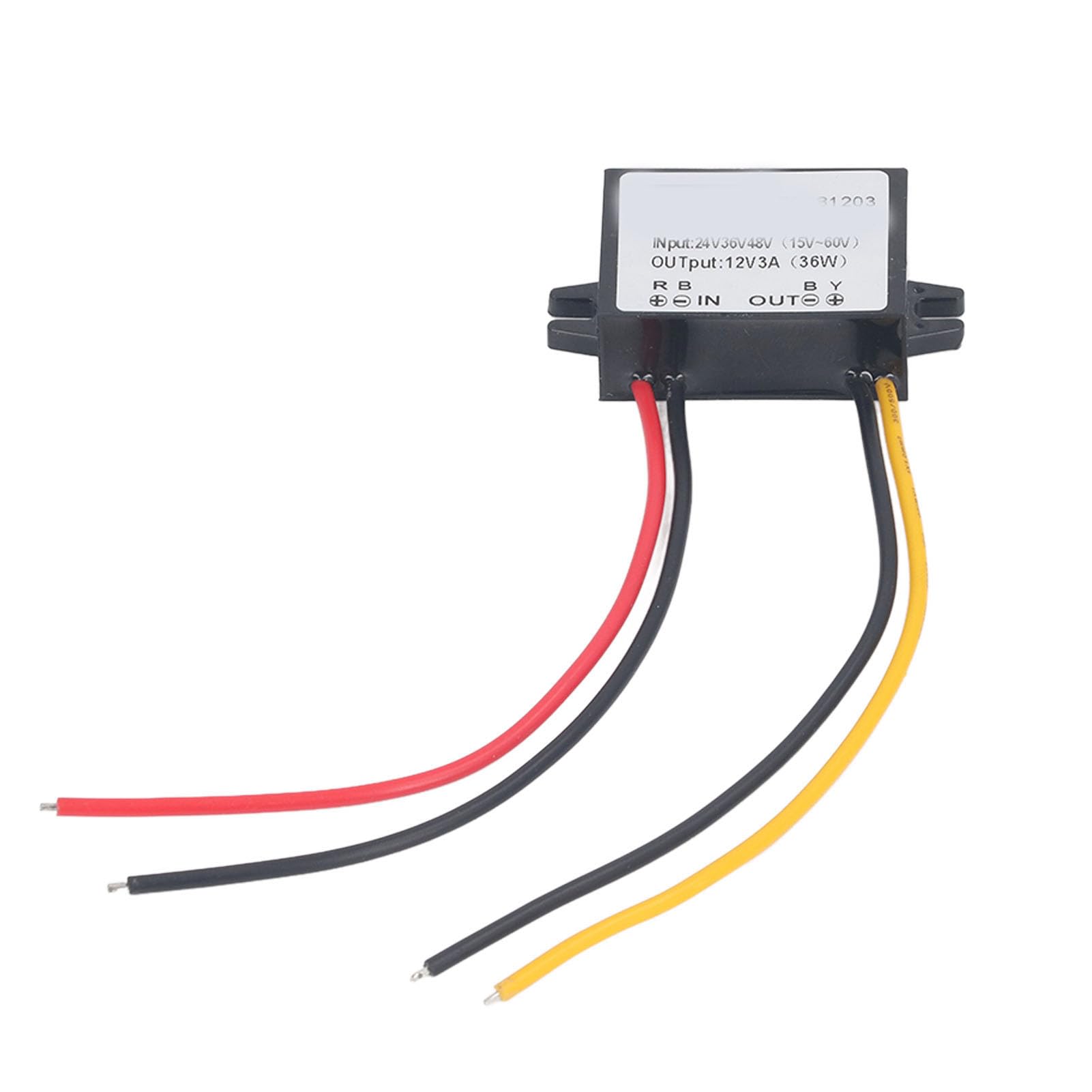 Super Cienki Regulator Napięcia DC 24 V 36 V 48 V 15-60 V do 12V3A o Mocy 36 W do Systemów Bezpieczeństwa Pojazdów