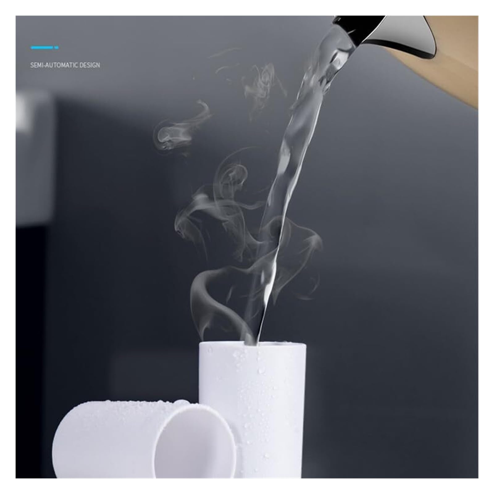 Soportes para cepillos de Dientes Estante de Pared for Almacenamiento cepillos Dientes con dispensador Pasta, Organizador baño Gris Organizador de Accesorios