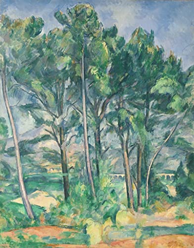 Imagen de lienzo el acueducto de Paul Cézanne de alta resolución 60x90cm