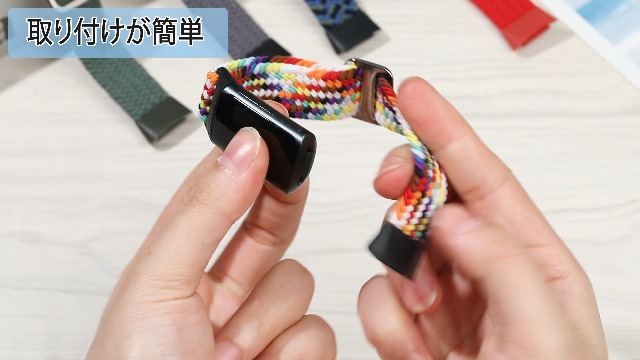Amazon.co.jp: [Bcuckood] 編み込み腕時計バンド Fitbit Charge 6 