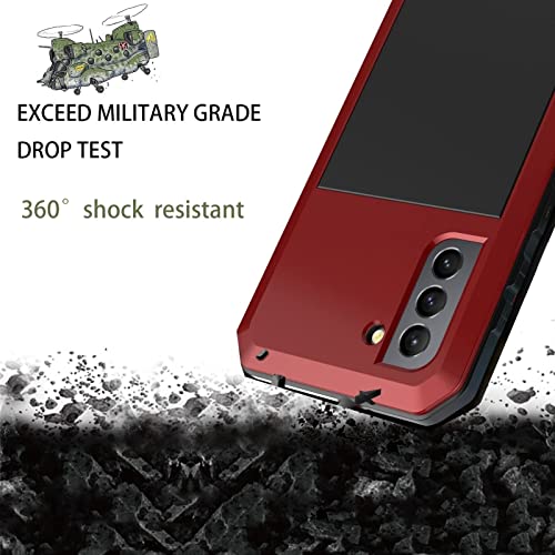 Coque Samsung S21 Plus intégrale rouge idéale pour les activités extérieures