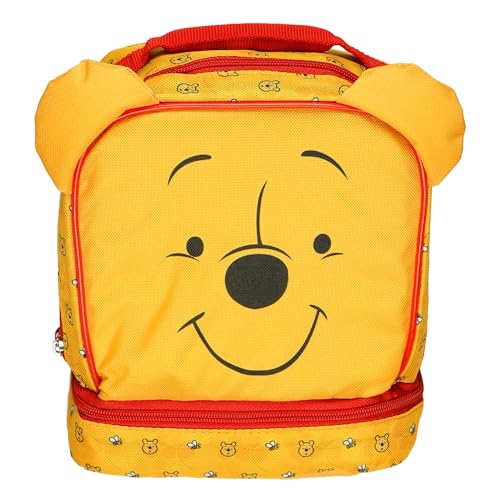 Lancheira Disney Ursinho Pooh personagem 3D 22,88 cm com isolamento duplo