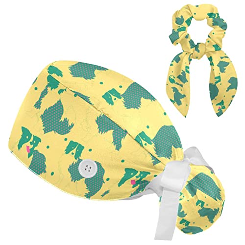 Bonnet de travail ajustable avec bandeau absorbant pour retenir les cheveux
