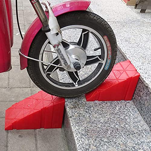 Tightstore Rampa Coche, Rampas para Silla de Ruedas, Rampas de Bordillo para Entrada, para Entrada, Acera, Automóvil, Scooter, Bicicleta, Motocicleta, Silla de Ruedas Cover