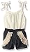 Limited Too Baby Girls' Lace and Fringe Trimmed Denim Short Romper