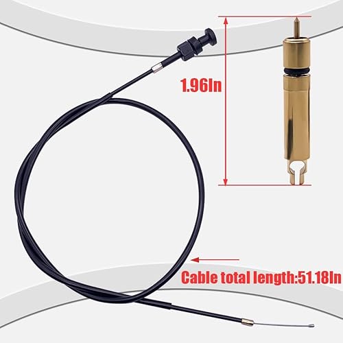 Miniatura 4 de Kit de émbolo de cable de estrangulador y válvula de arranque compatible con Honda TRX500 Foreman Rubicon 500 Choke Cable TRX500FPA TRX500FM TRX500FA