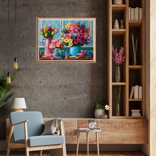 Anatolian Puzzle - Flores en Jarrones, Rompecabezas de 1000 Piezas, Modelo 1130 miniatura 3