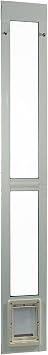 Ideal Pet Products Aluminum Modular Patio Pet Door, White, Small, 5"" x 7"" Flap Size MODPATSW