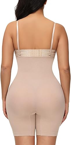 Miniatura 5 de Fajas moldeadoras con control de abdomen para mujer, sin costuras, faja colombiana, adelgazante, busto abierto, medio muslo, moldeador de cuerpo