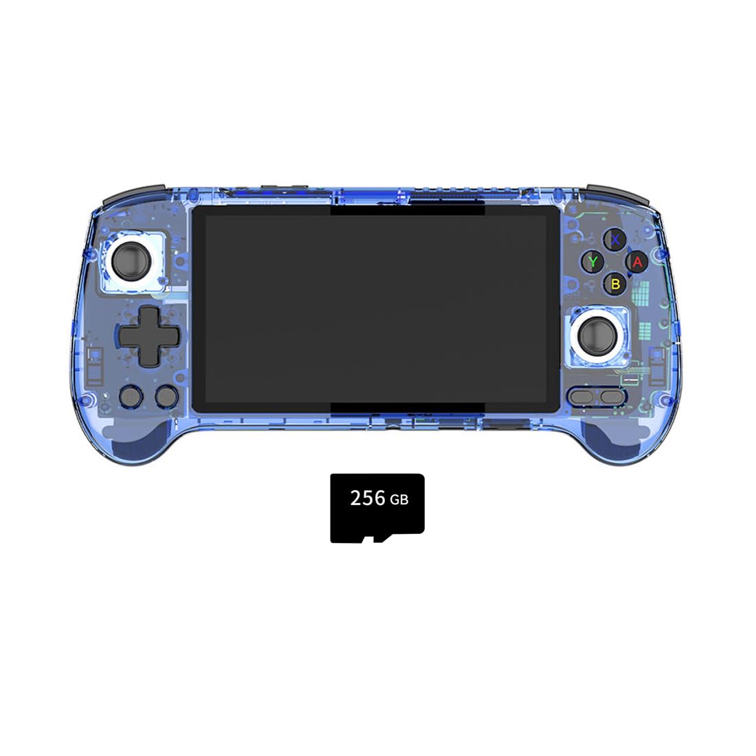 Console di gioco portatile RG556, schermo IPS da 5,48 pollici, sistema Android, console di gioco retrò, portatile, con oltre 8000 giochi per amanti, adulti e ragazzi