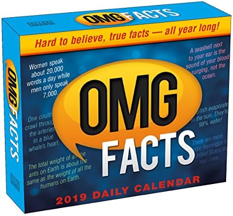 OMG Facts 2019 Boxed Daily Calendar