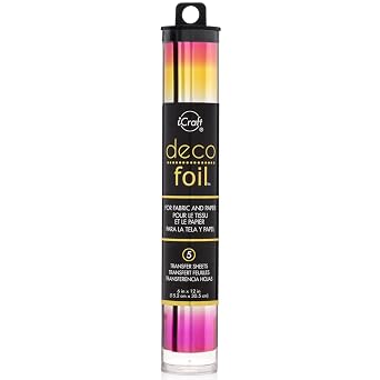 iCraft Thermoweb 5312.5 Deco Foil Specialty Transfer Sheets, Multi-Colour, 6 x 12-Inch