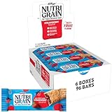 Nutri-Grain Breakfast Bars, Made with 14g Whole Grains, Snack Bars, Strawberry, 24.8oz Box (96 Count)