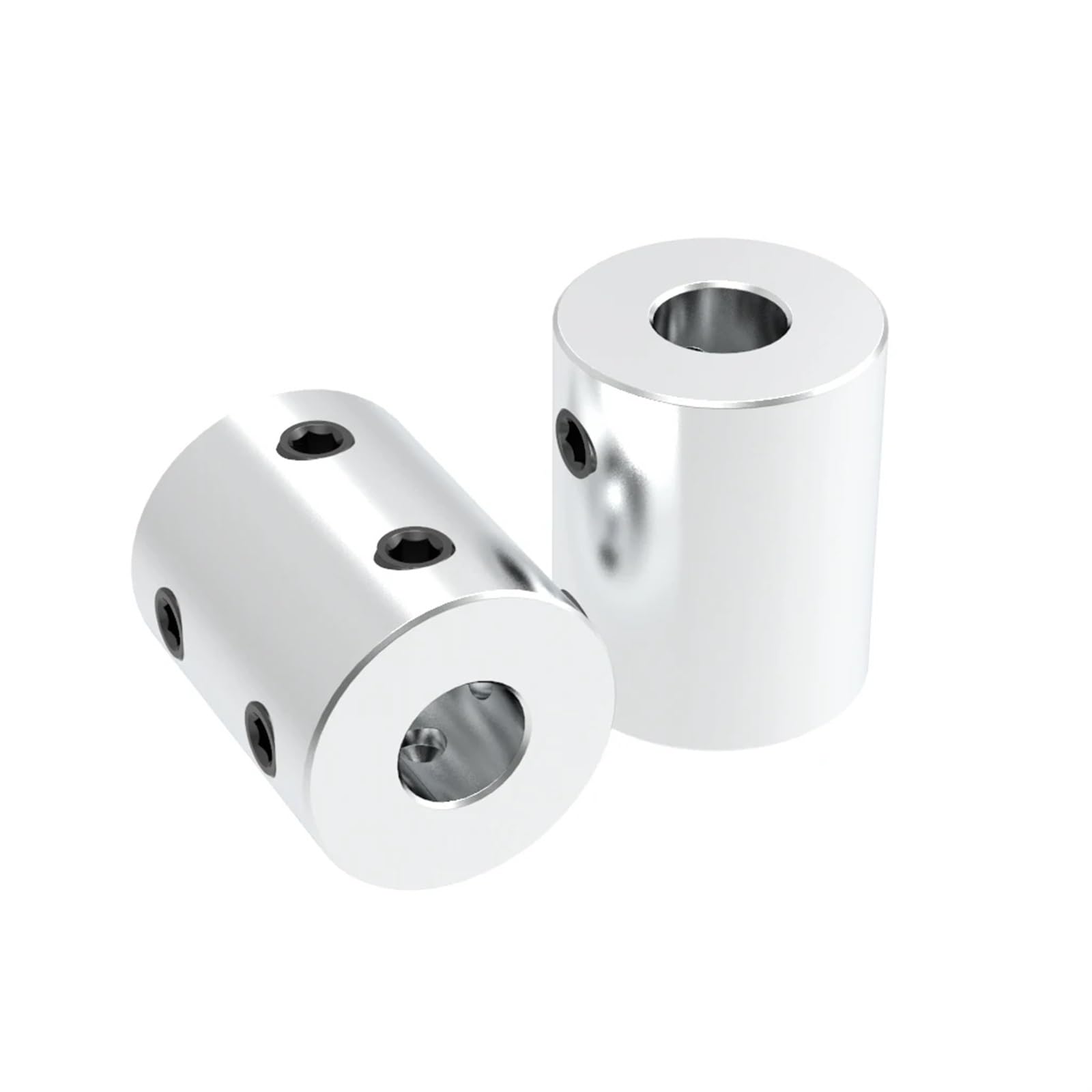 D20L25 5mm 6mm 6,35mm 8mm 10mm 12mm acoplador de eje de Motor rígido de aluminio conector de transmisión de Motor impresora 3D 1 Uds(6mm to 6mm)