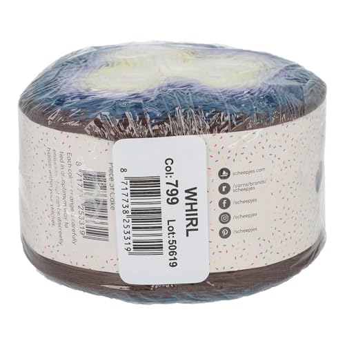 Image of Scheepjes Whirl Birthday Cake Yarn, Piece of Cake 799, 1 Cake, 1,094 yd (1,000 m)