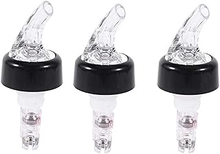 Measured Pourer, 35ML Automatic Measure Liquor Bottle Shot Stopper Pourer Dispenser Spirit Whisky Spout Wine Liquor Home Bar Kitchen, Pack of 3
