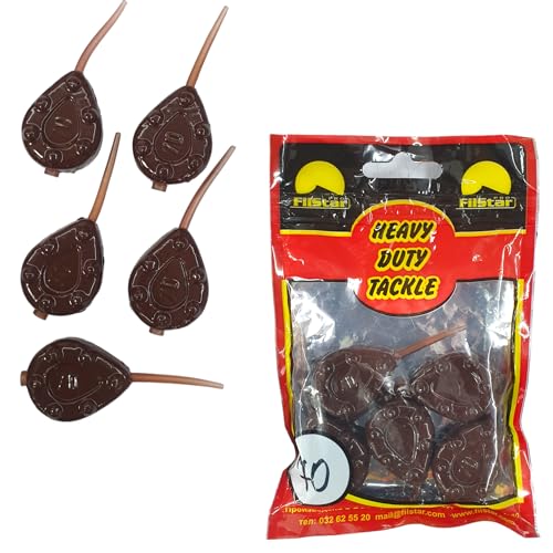 MATERIALE - Il set di piombi da pesca in linea è duro, stabile, non facile da deformare e durevole. Il materiale di alta qualità rende il peso resistente alla corrosione, all'usura, alla ruggine e all'ossidazione, da utilizzare con sicurezza. Adatto per un uso ripetuto.