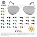 Got Shades Aviator Sunglasses for Men & Women - 100% UV Protection Classic Pilot Aviator for Mens - Sunglasses Pack of 4