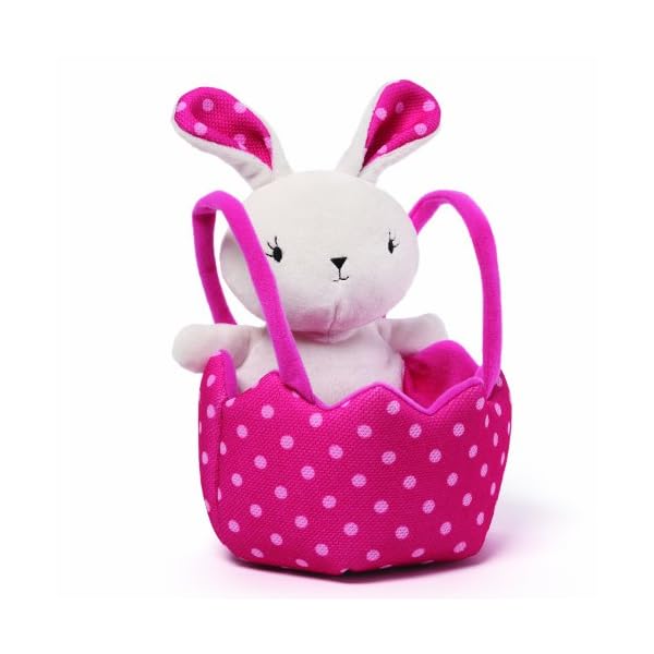 Gund easter bunny and basket plush  urban country home decor