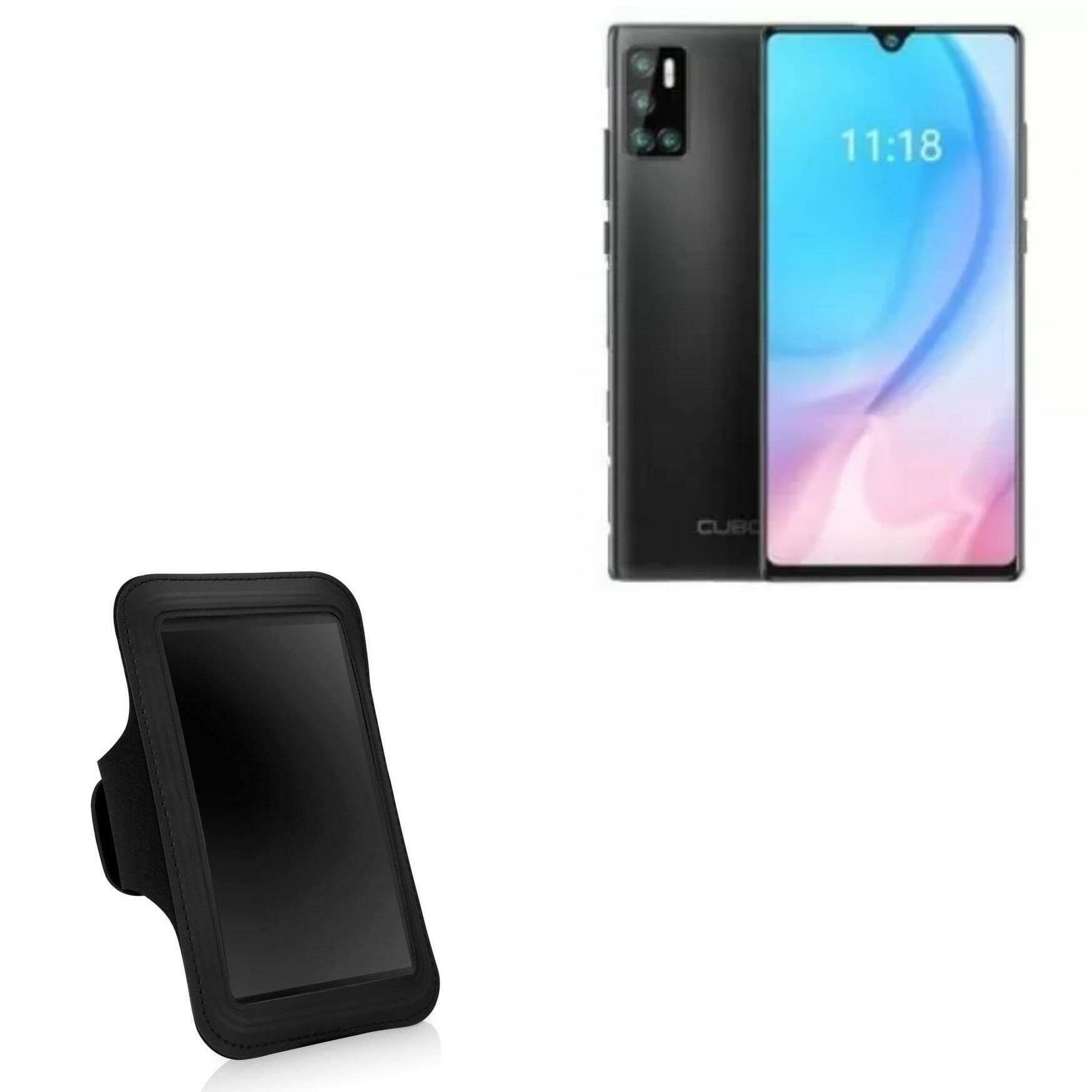 BoxWave Case Compatible with Cubot J9 - Sports Armband, Adjustable Armband for Workout and Running for Cubot J9 - Jet Black