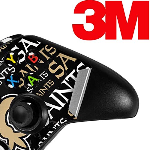Skinit Decal Gaming Skin Compatible with Xbox One X Controller - Officially Licensed NFL New Orleans Saints Black Blast Design